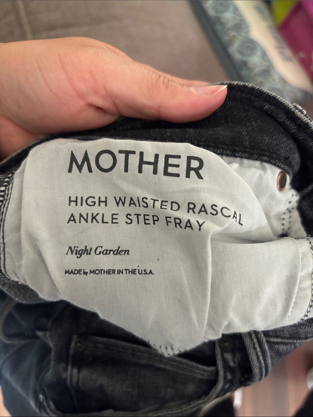 Mother High Waisted Rascal Ankle Step Fray - Picture 8 of 10